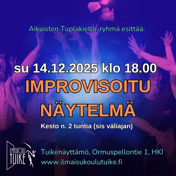 Tuplakielto esittää: Improvisoitu näytelmä